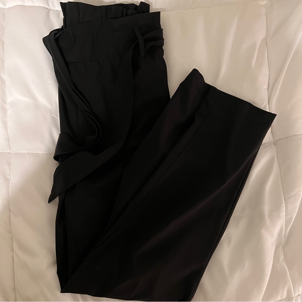 EZY Wear by CH1 paper bag waist dress pants